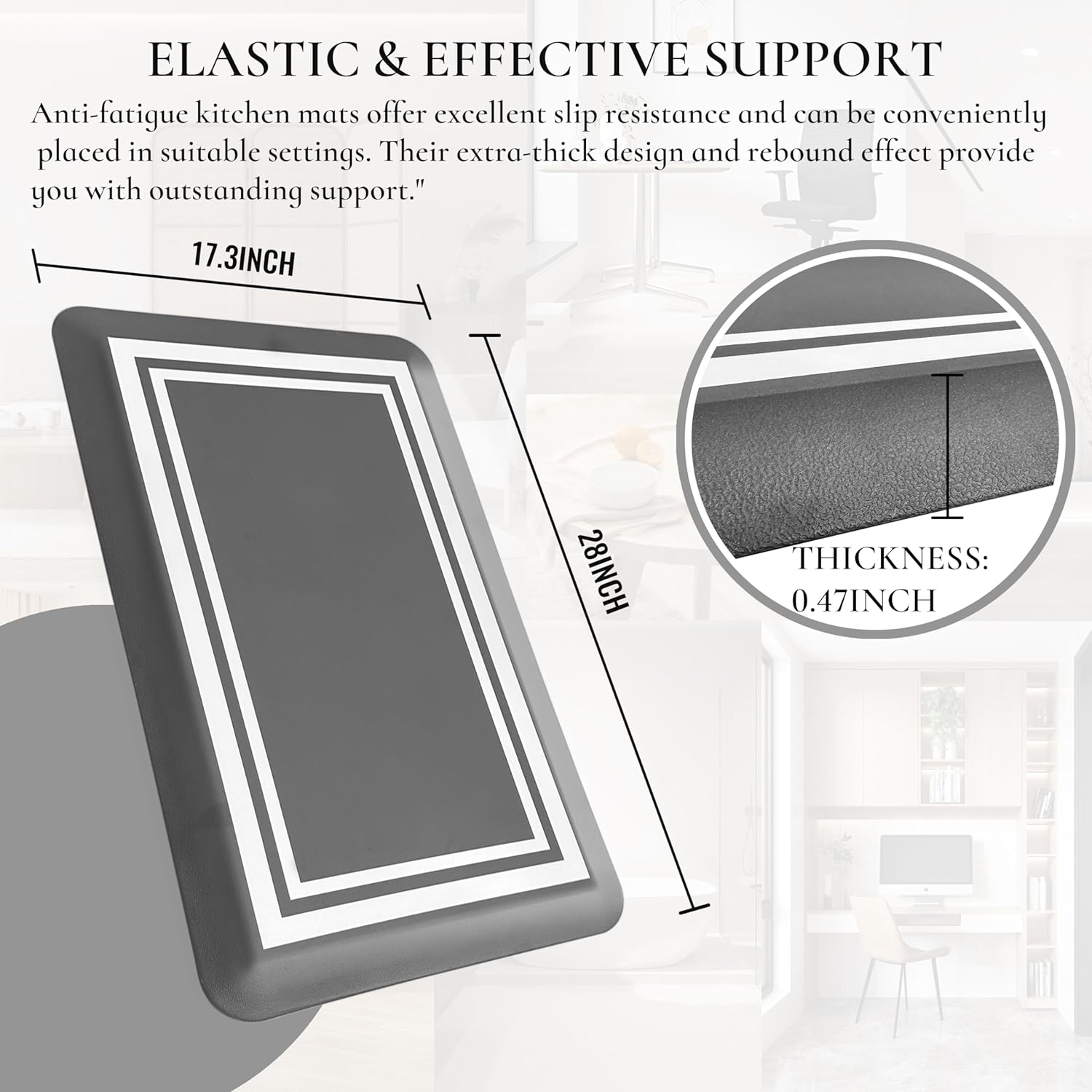 Premium Soft Anti-Fatigue Kitchen Mat