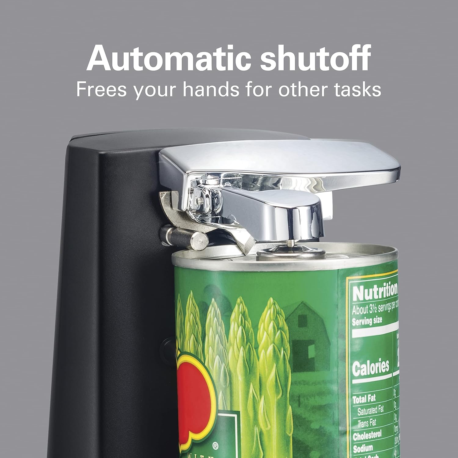 Hamilton Beach Extra-Tall Electric Can Opener with Easy-Clean Lever Sharpener