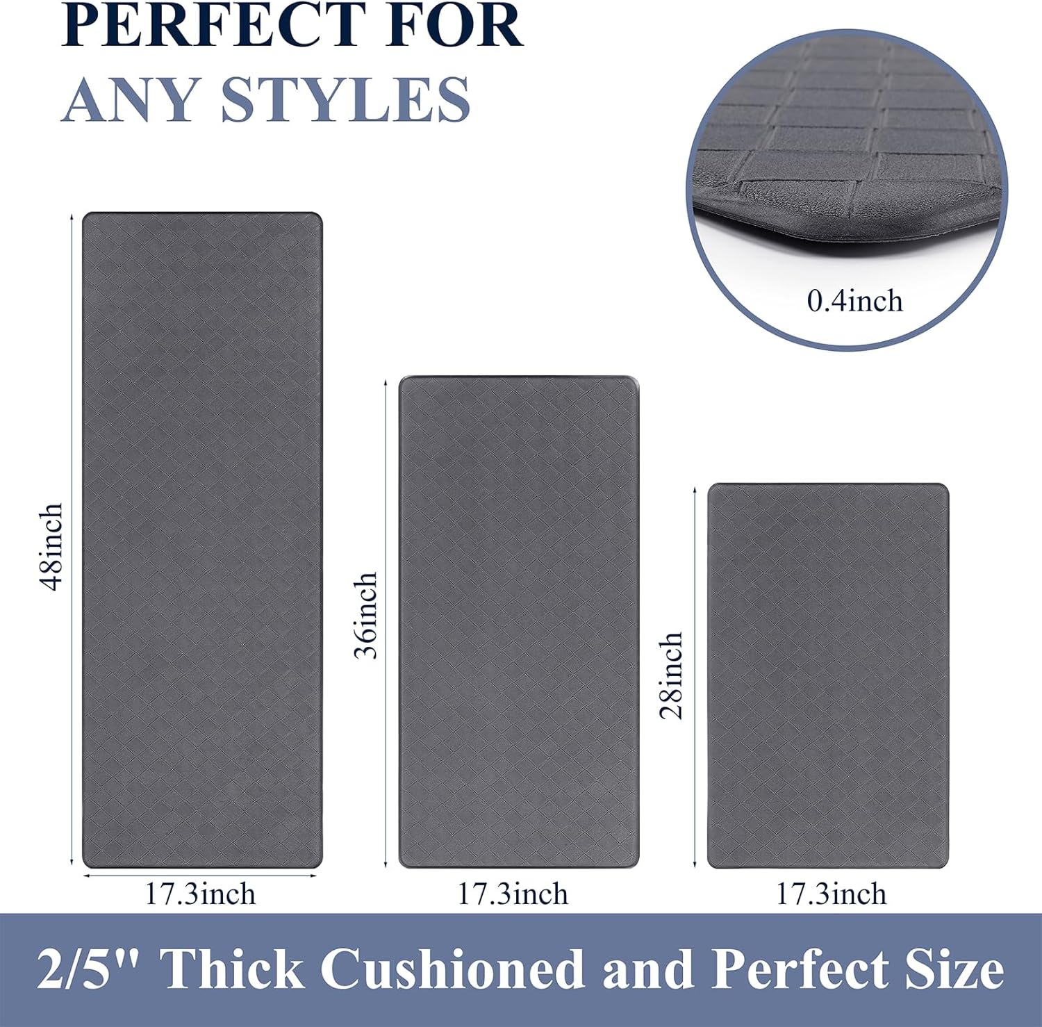 Anti-Fatigue Kitchen Mat Set