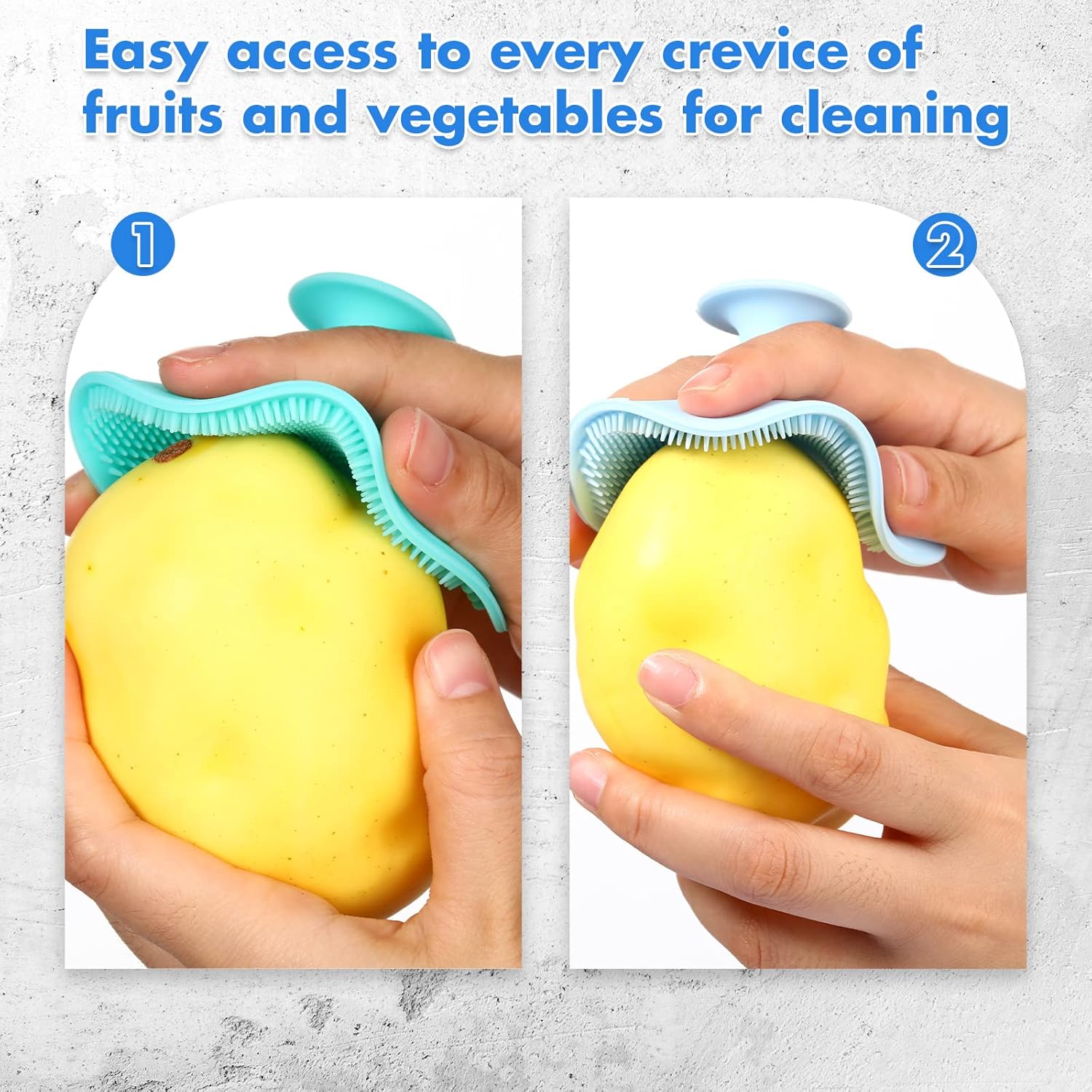 Ergonomic Vegetable Brush Set for More Efficiently