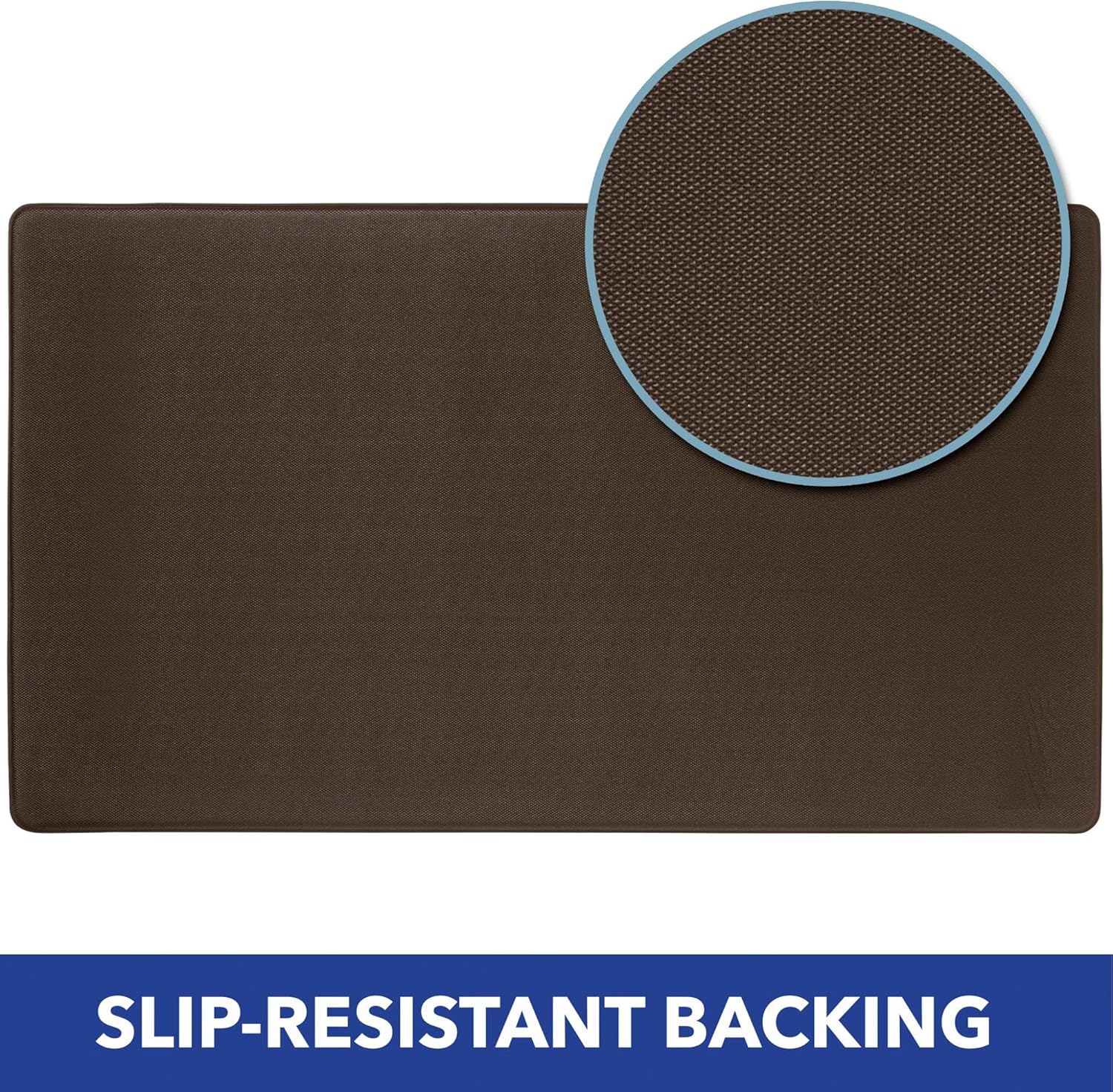 Home Dynamix Cozy Living Modern Marble Runner Anti-Fatigue Kitchen Mat Slip-Free