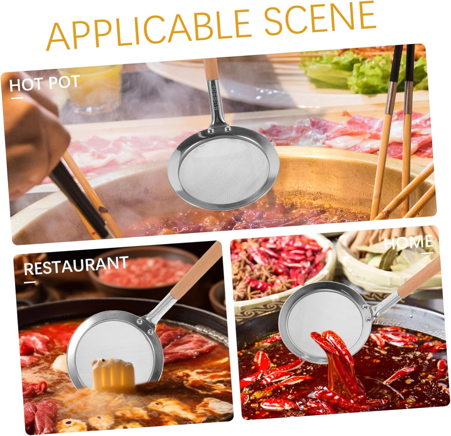 Stainless Steel Fat Skimeter Colander