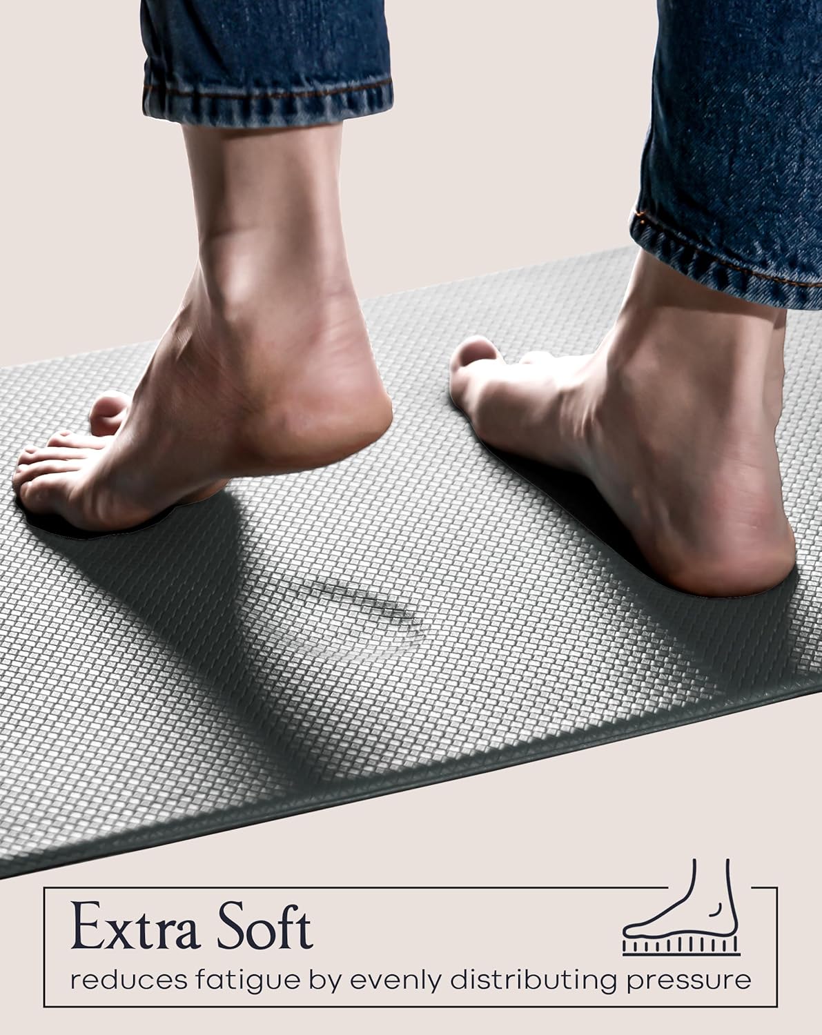Homergy Anti Fatigue Kitchen Mats Set 2