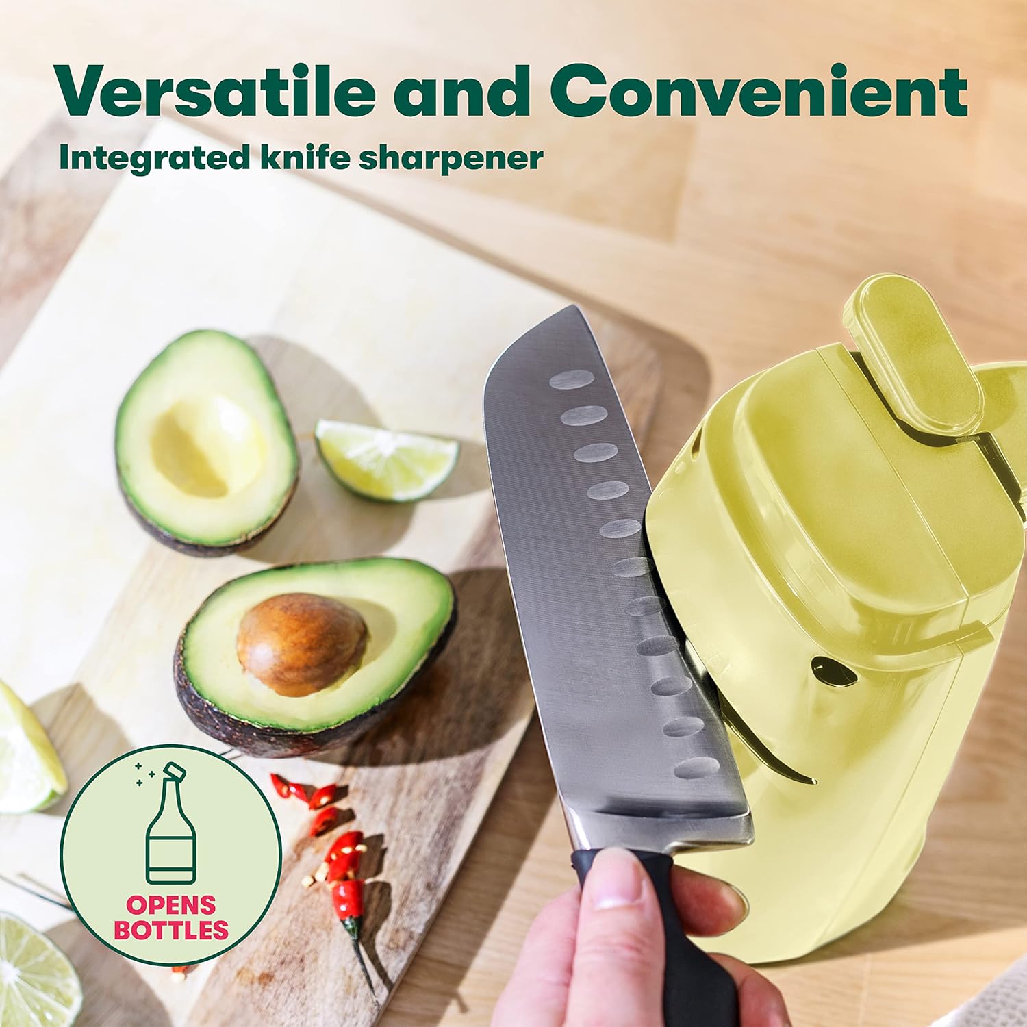 Bella Electric Can Opener Knife Sharpener Must-Have Kitchen Gadget
