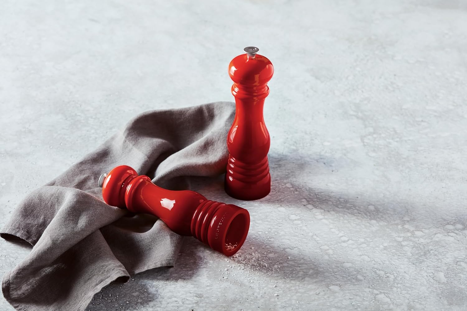 Premium 8-Inch Salt and Pepper Mill Set