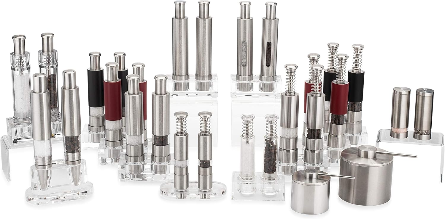 Grind Gourmet Original Pump Grind Salt Pepper Set