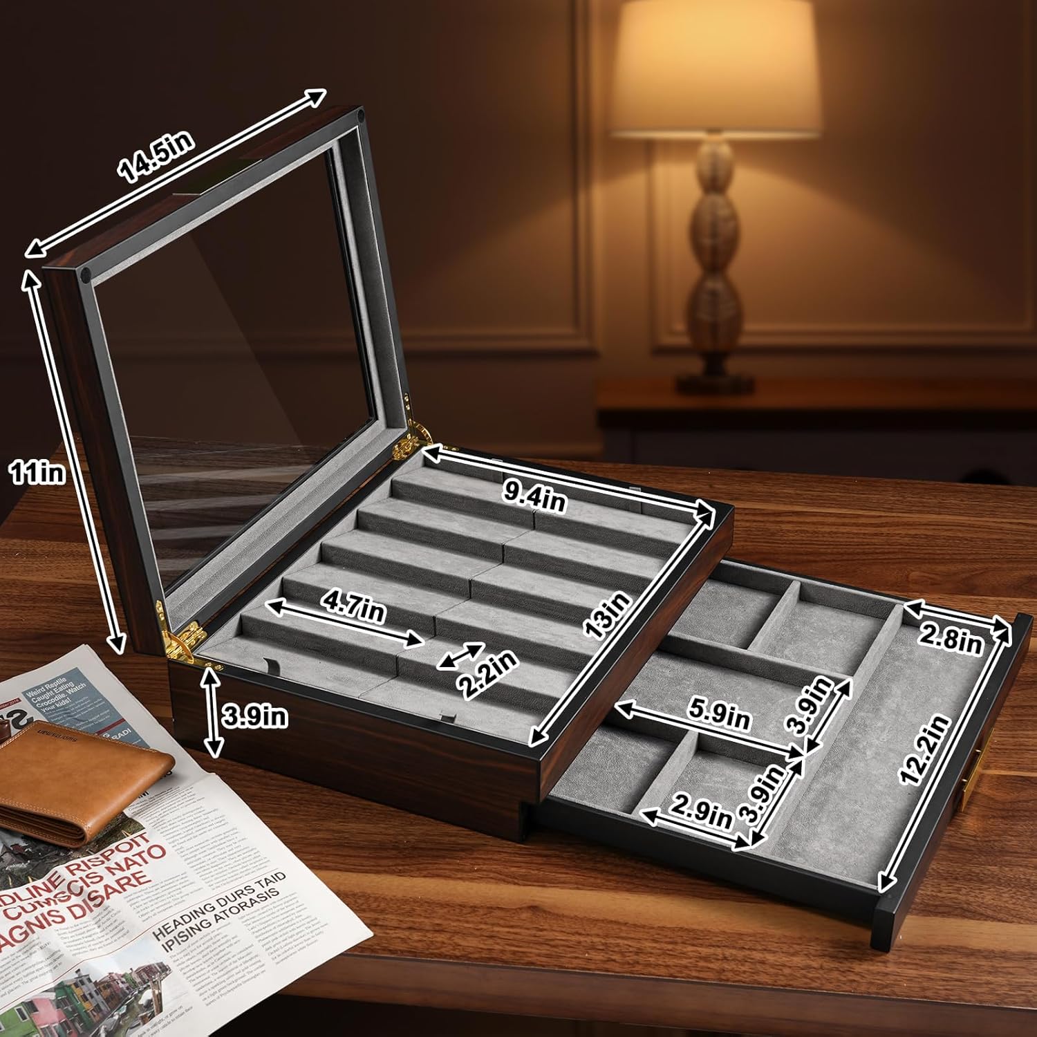 Ultimate Pocket Knife Display Case for Collections Gift