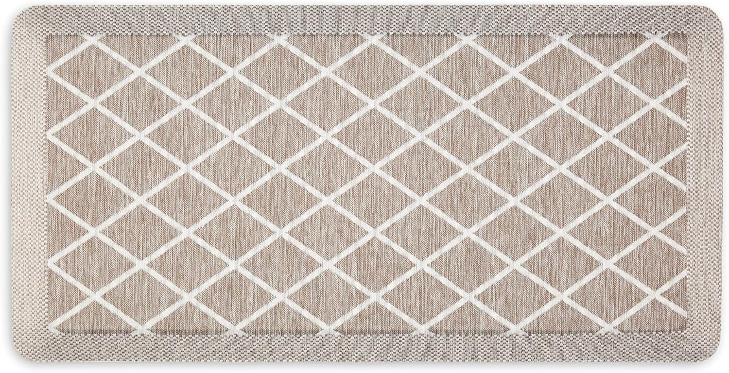 Martha Stewart Miles Modern Diamond Anti-Fatigue Air-Infused Comfort Mat