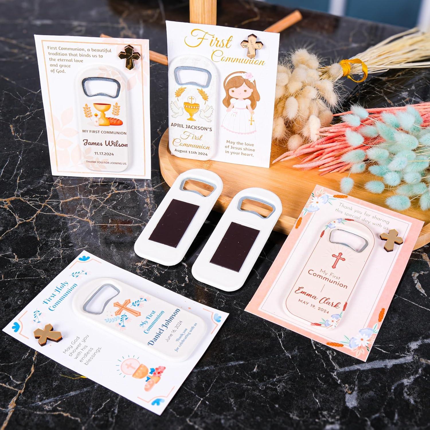 10-Pack Baptism Favors for Girls