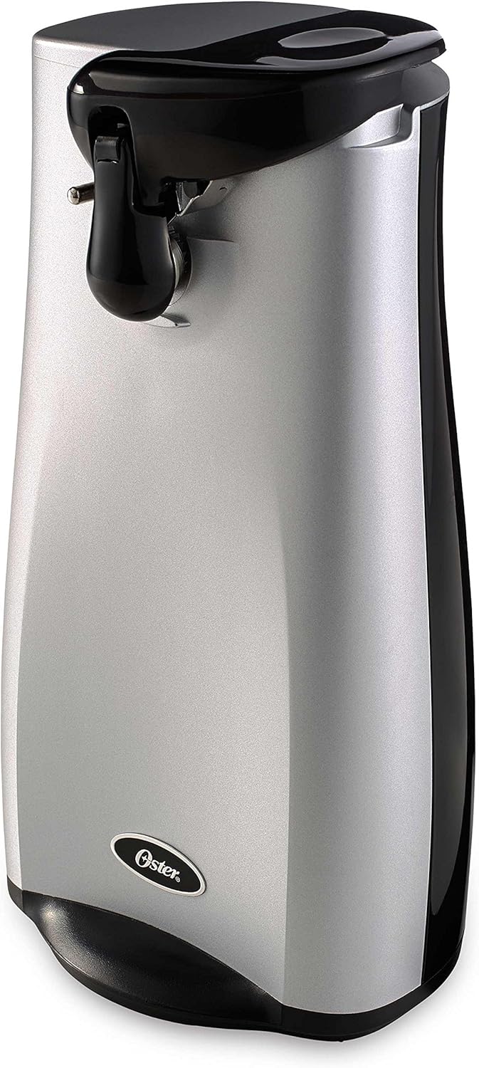 Oster Electric Can Opener Stainless Steel Knife Sharpener