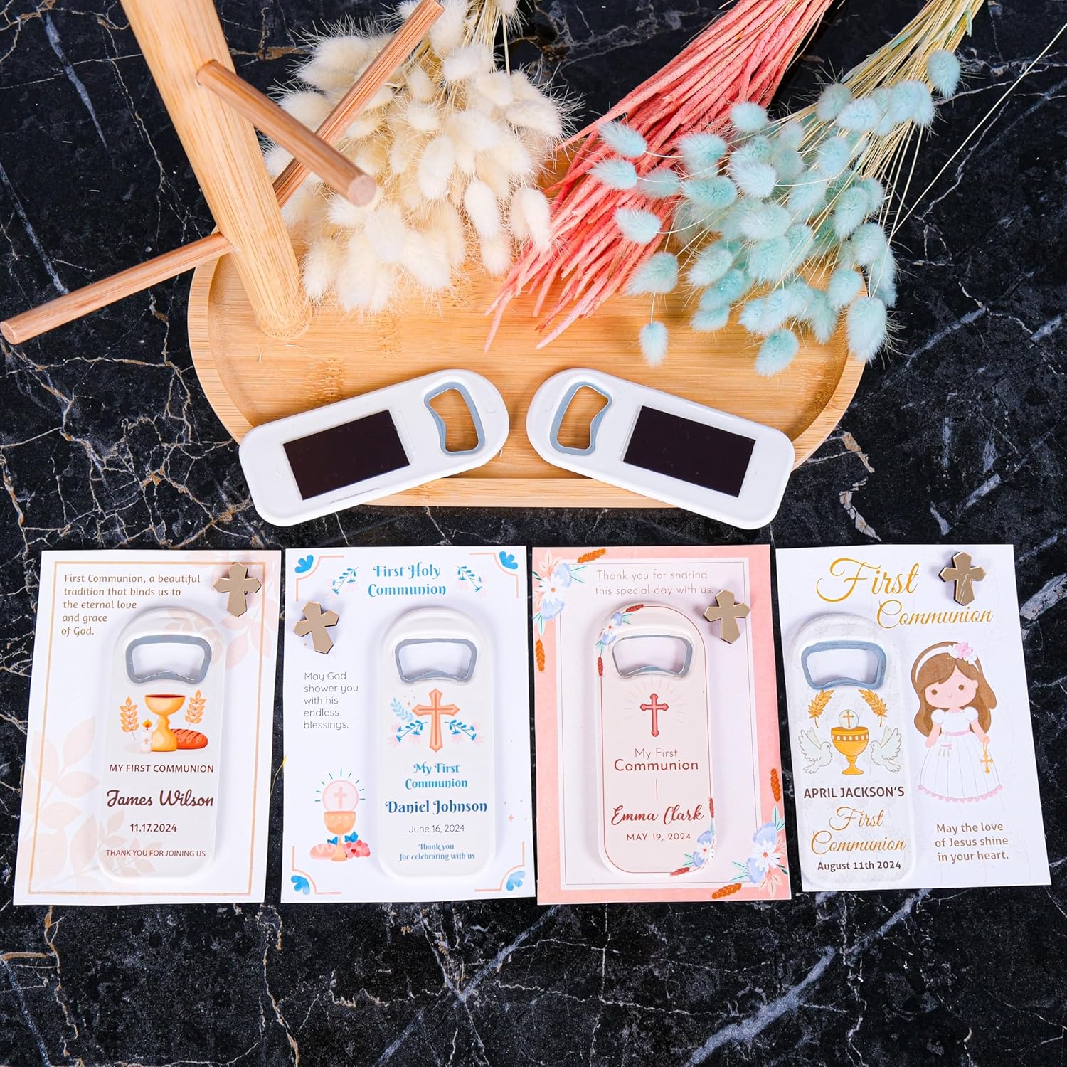 10-Pack Baptism Favors for Girls