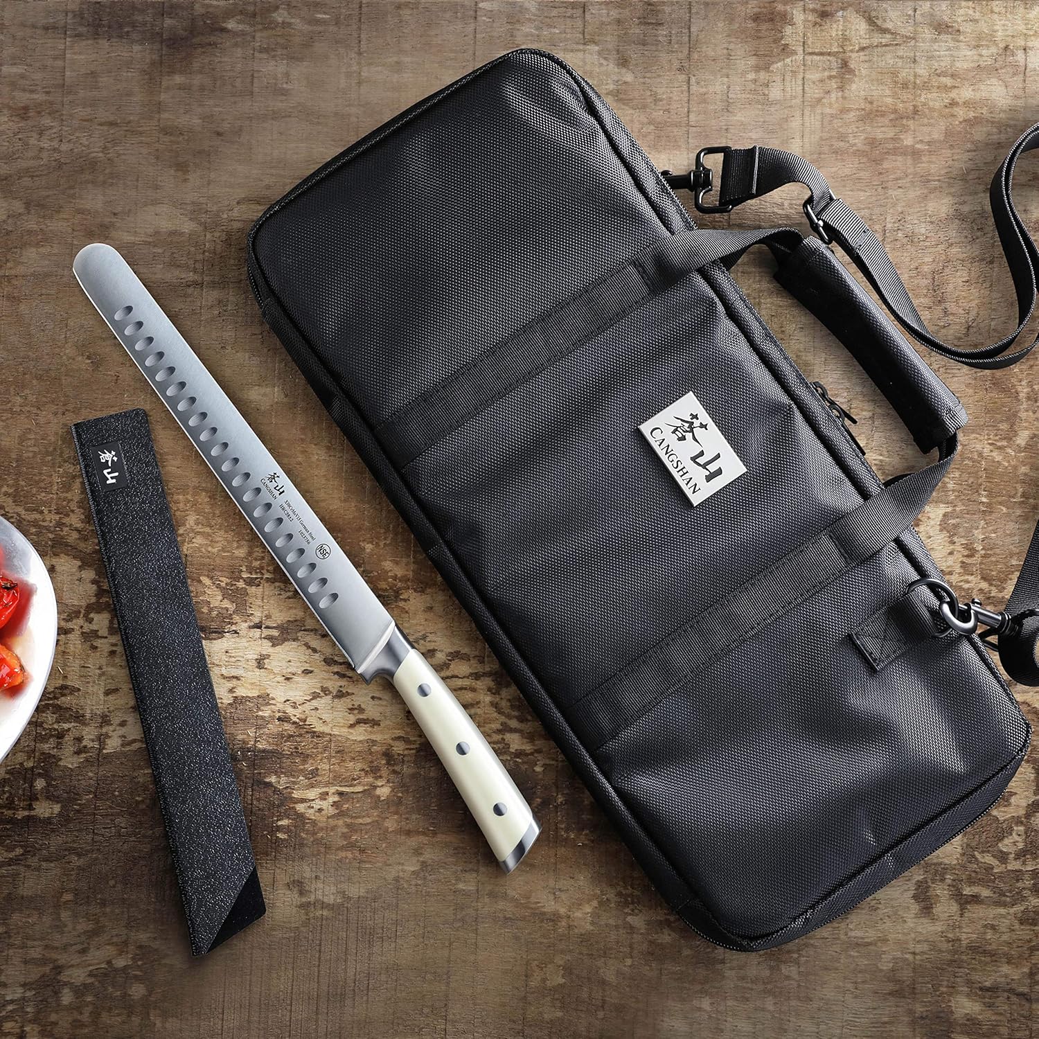Cangshan High-Quality 7-Piece Cut Resistant nylon knife bag