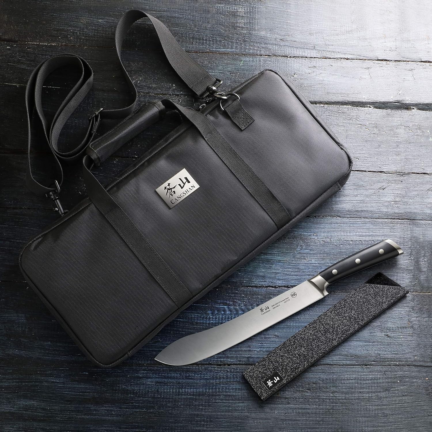 Cangshan High-Quality 7-Piece Cut Resistant nylon knife bag
