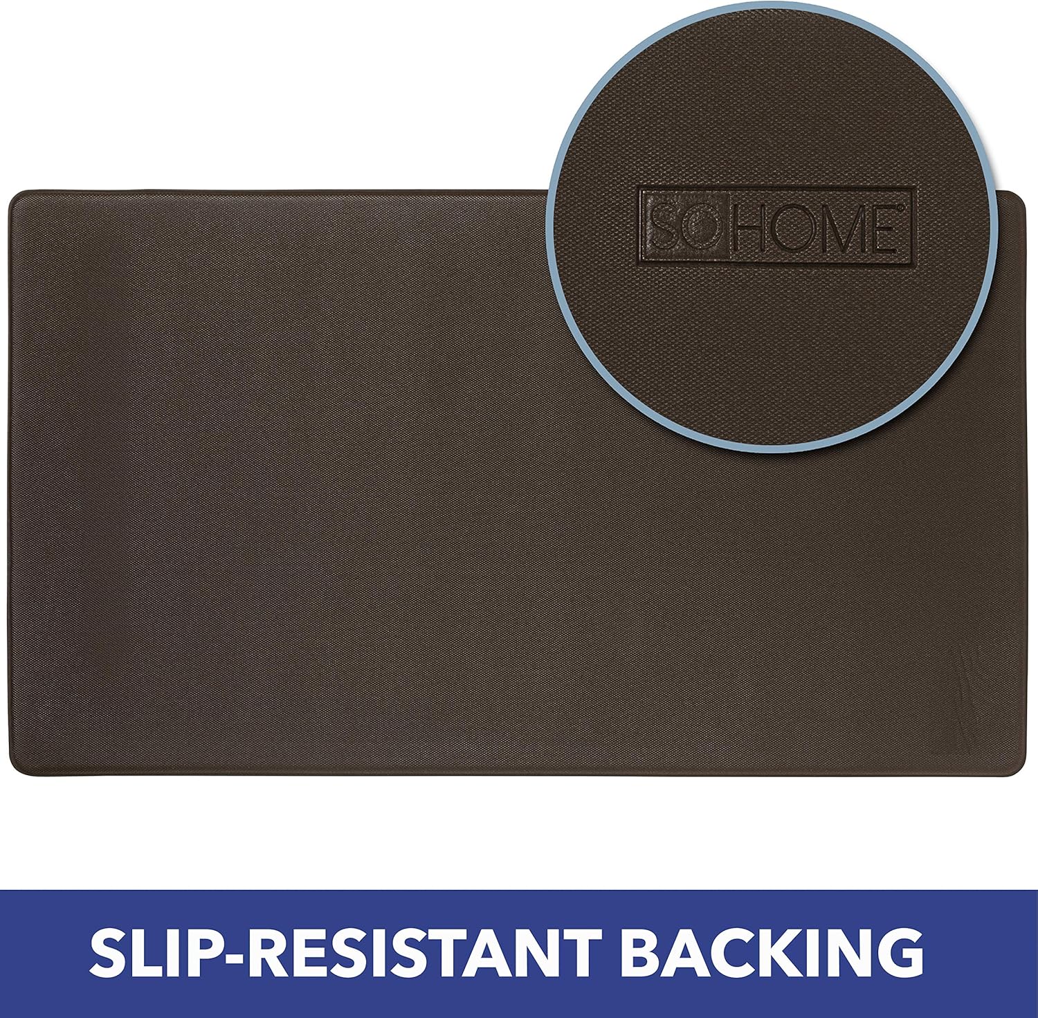 SoHome Cozy Anti-Fatigue Kitchen Mat Marble Gold Non-Slip Stain-Resistant
